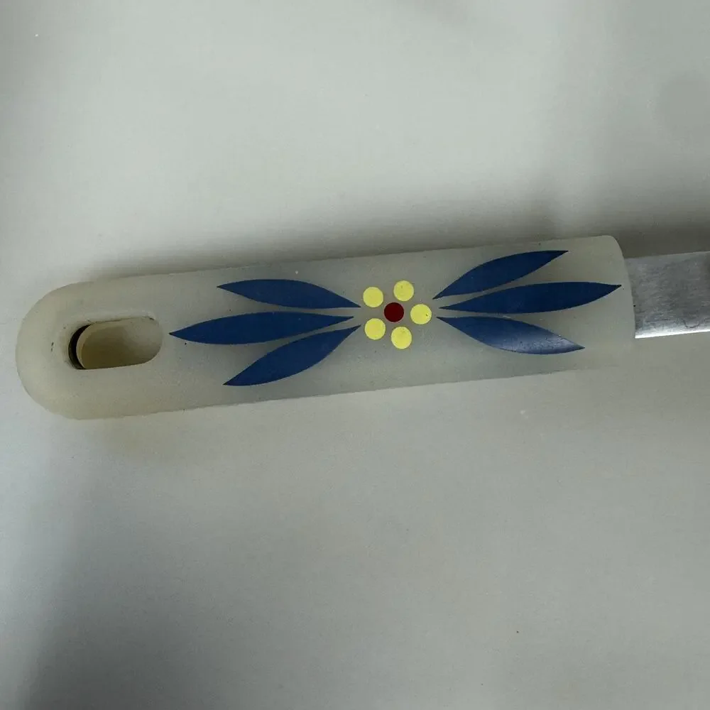 Temptations by Tara Old World Silicone Stainless Steel Spatula Retro Kitchen